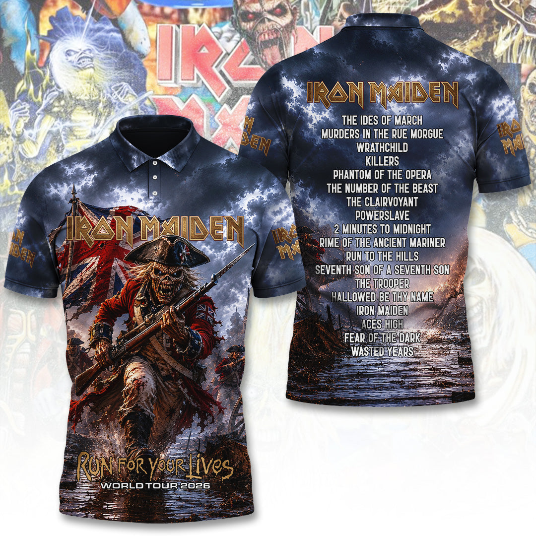 Iron Maiden Tour 2026 3D Apparel – TANTN24167