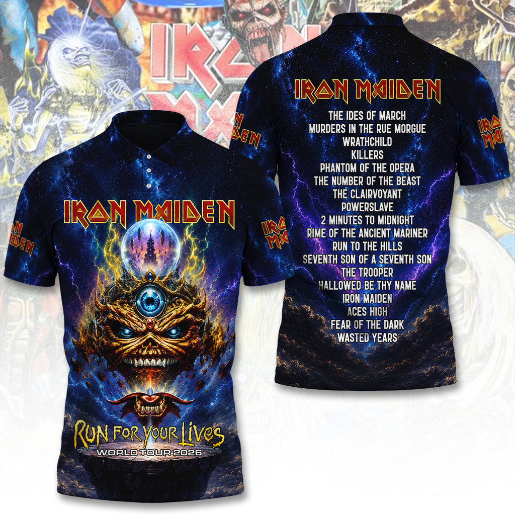 Iron Maiden Tour 2026 3D Apparel – TANTN24169