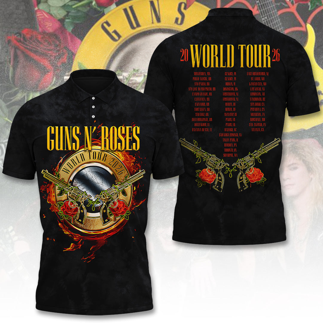 Guns N’ Roses Tour 2026 3D Apparel – TANTN24300