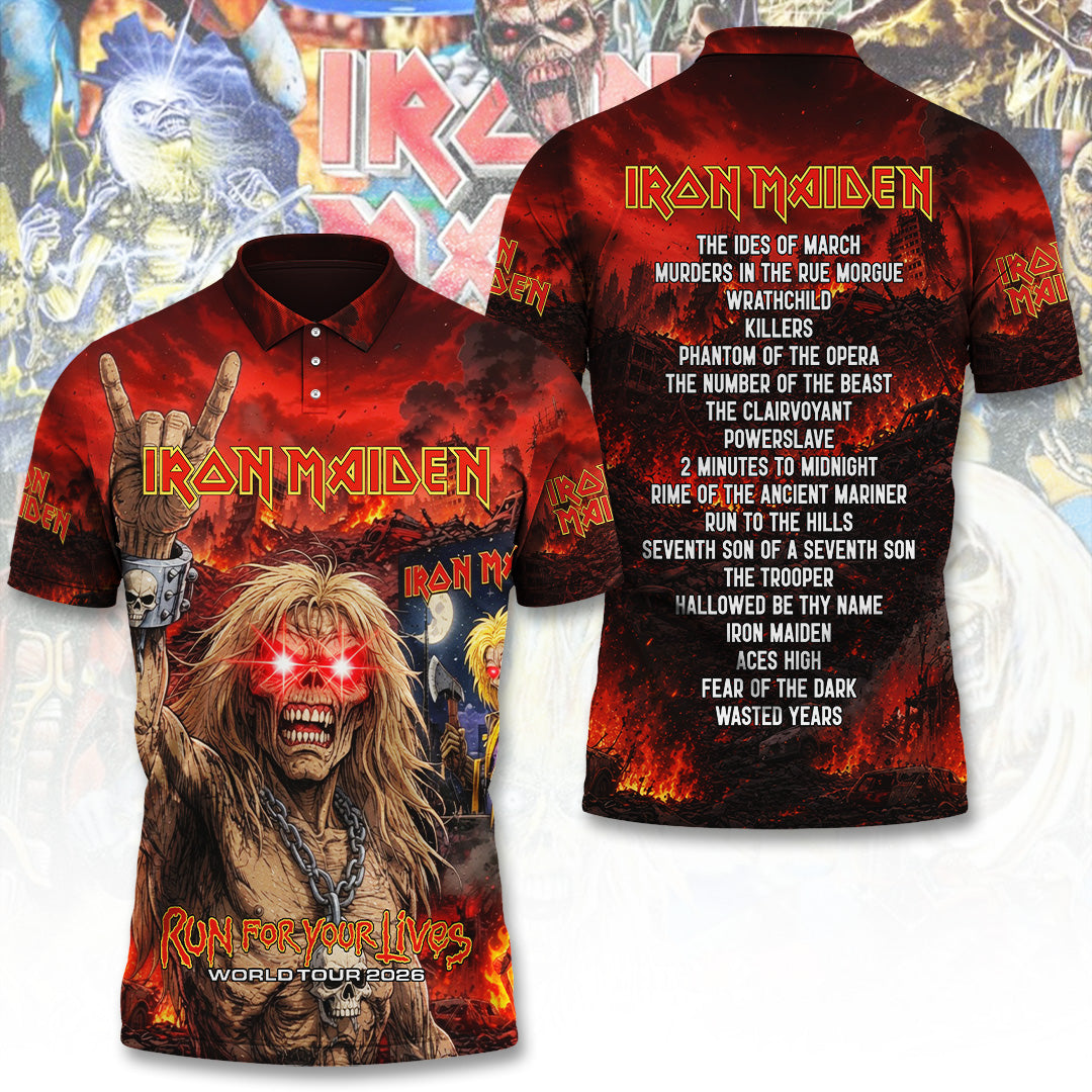 Iron Maiden Tour 2026 3D Apparel – TANTN24315