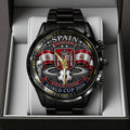 Spain National Team 2026 FIFA World Cup Champions Black Stainless Steel Watch - TANTN24402