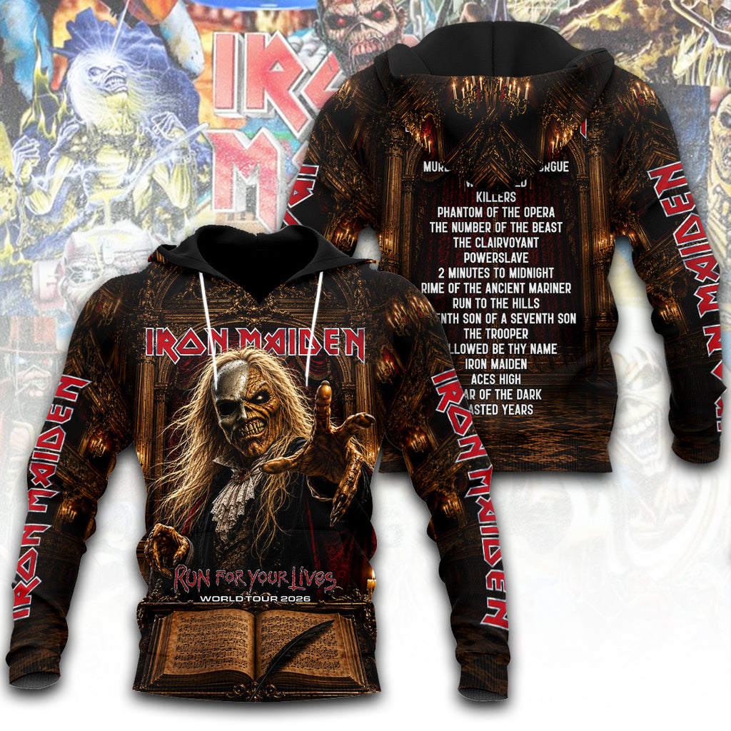 Iron Maiden Tour 2026 3D Apparel – TANTN24461