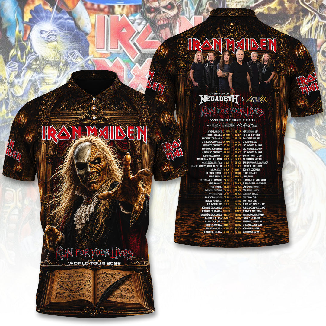 Iron Maiden Tour 2026 3D Apparel – TANTN24462