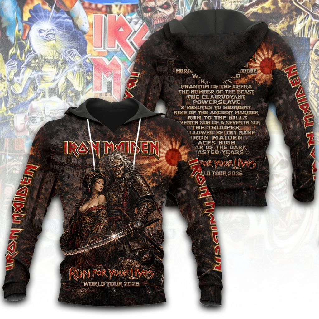 Iron Maiden Tour 2026 3D Apparel – TANTN24465