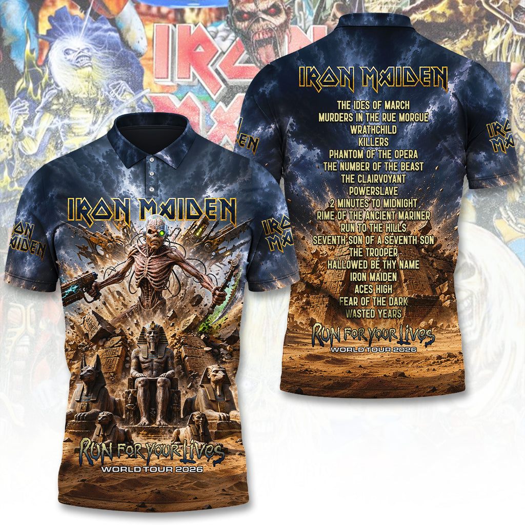 Iron Maiden Tour 2026 3D Apparel – TANTN24521