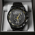 Nirvana 40th Anniversary Black Stainless Steel Watch - TANTN24641