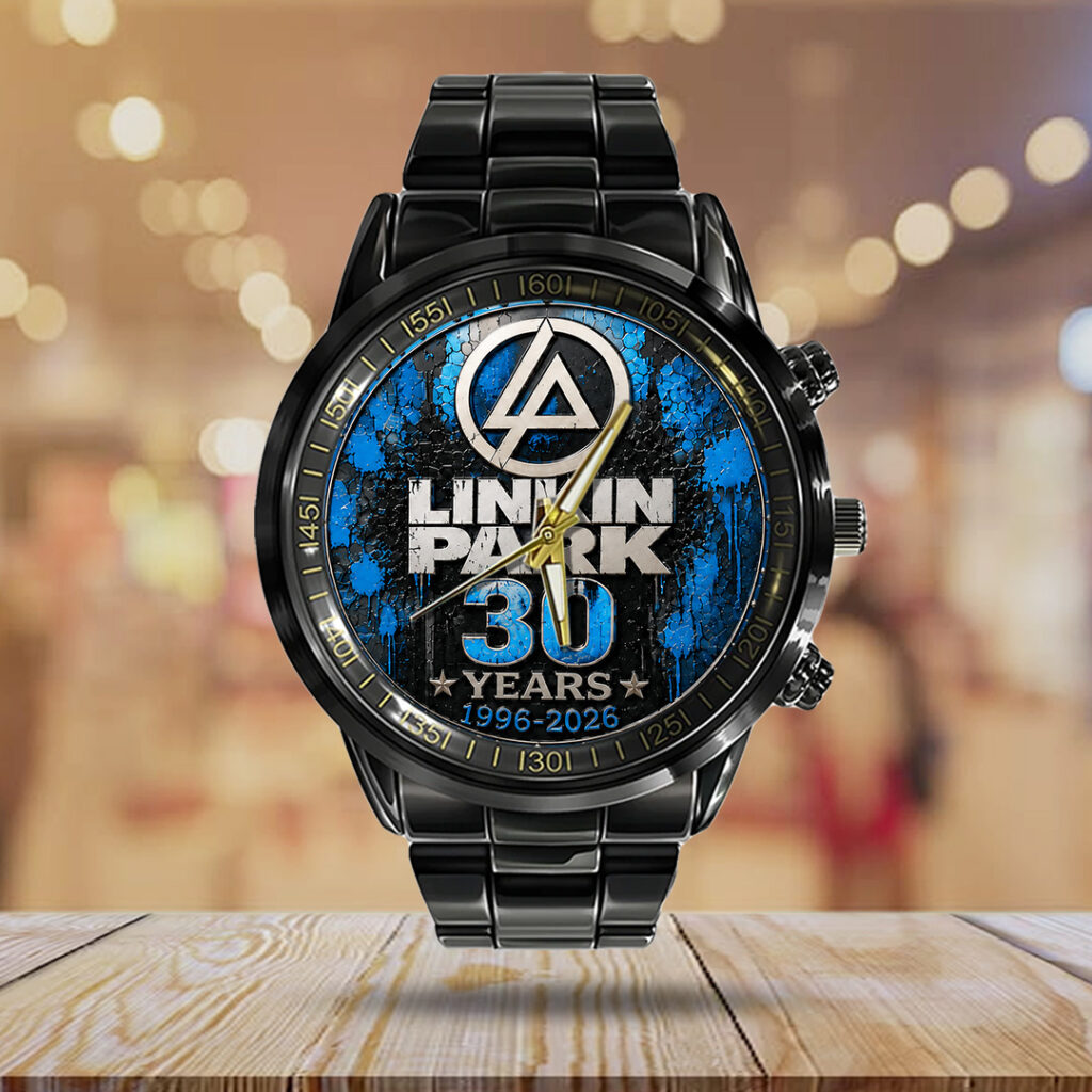 Linkin Park 30th Anniversary Black Stainless Steel Watch - TANTN24655