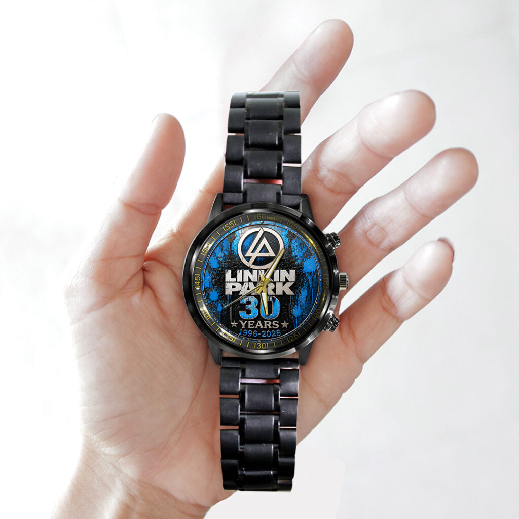 Linkin Park 30th Anniversary Black Stainless Steel Watch - TANTN24655