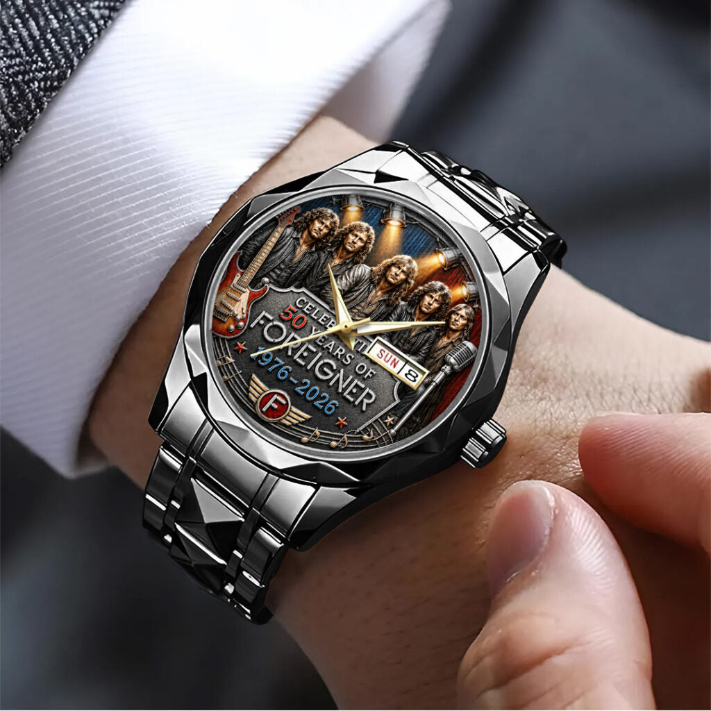 Foreigner 50th Anniversary Alloy Luxury Quartz Watch - TANTN24664