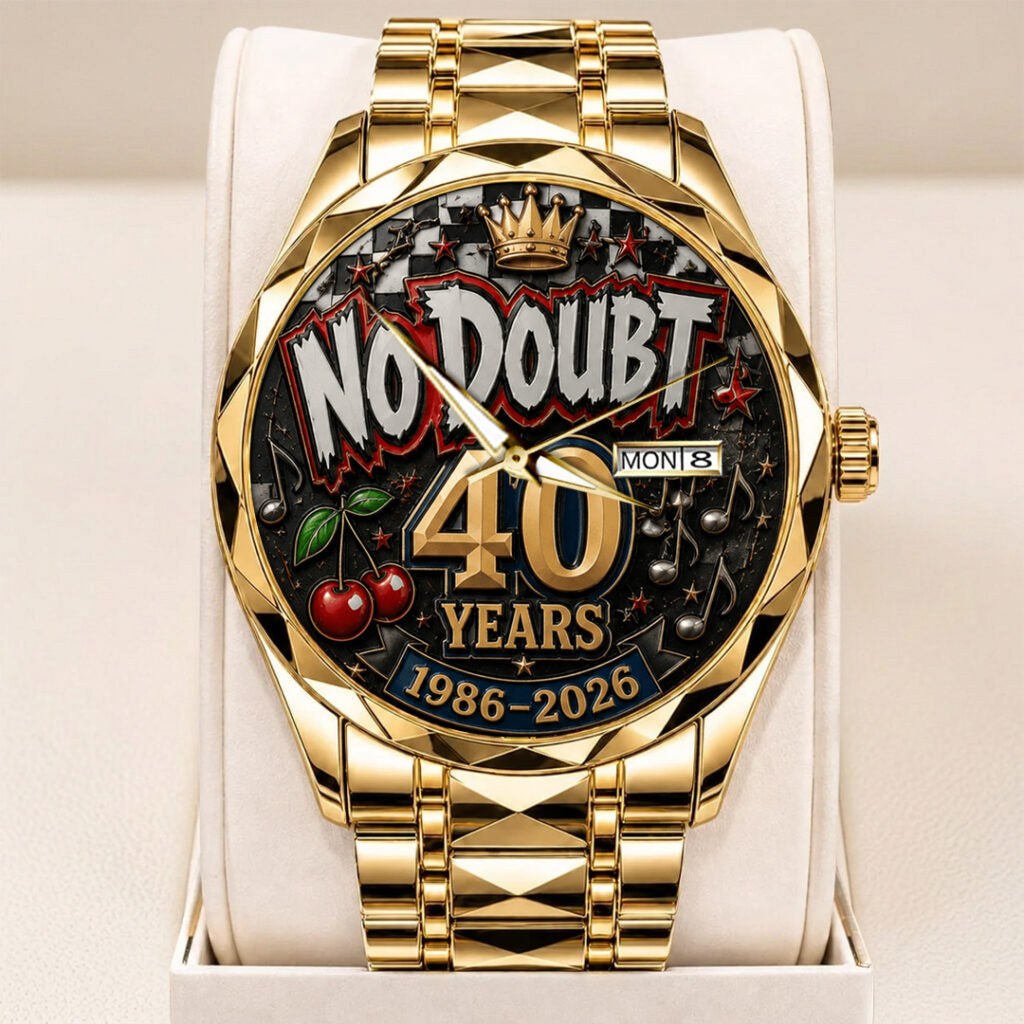 No Doubt 40th Anniversary Alloy Luxury Quartz Watch - TANTN24666