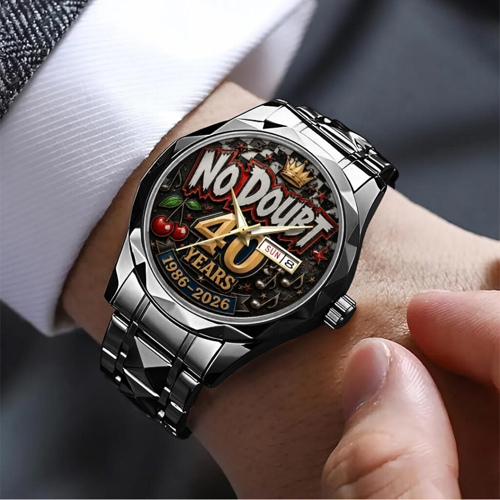 No Doubt 40th Anniversary Alloy Luxury Quartz Watch - TANTN24666