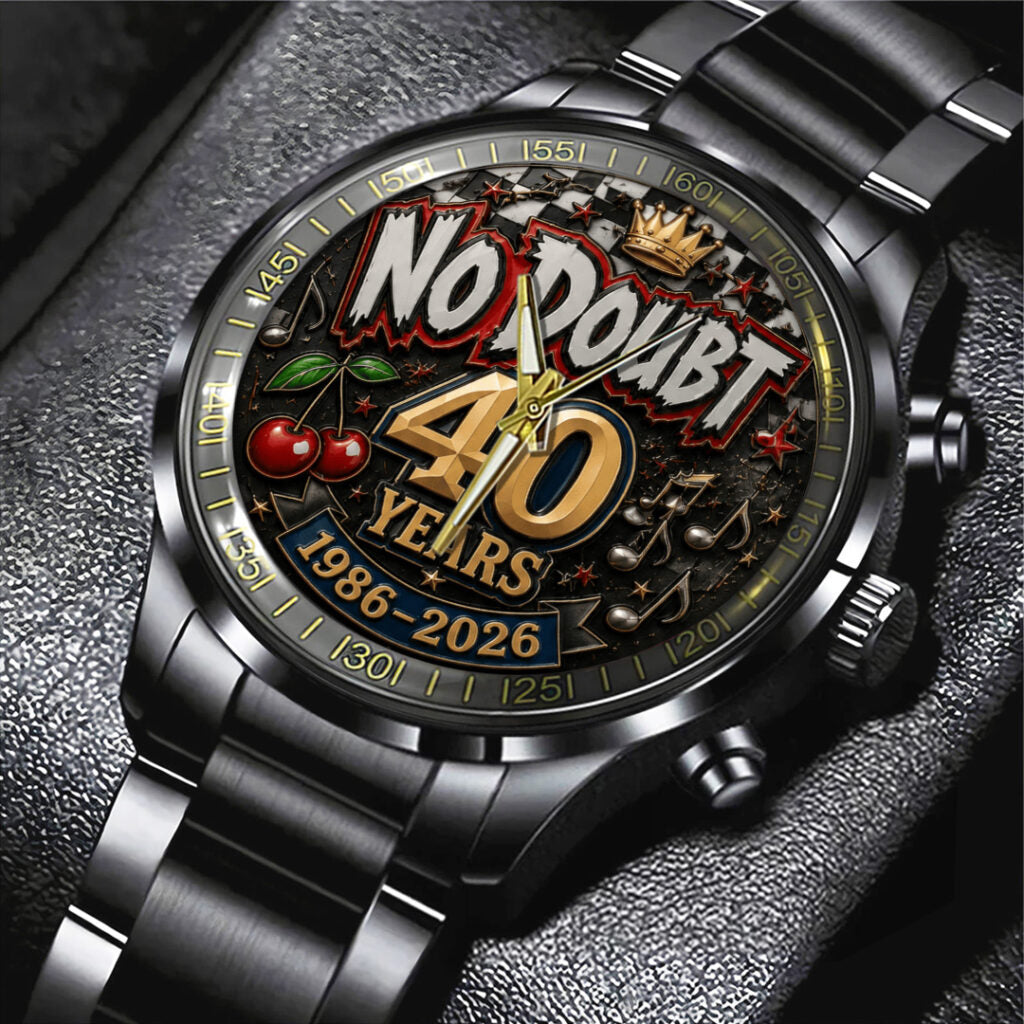 No Doubt 40th Anniversary Black Stainless Steel Watch - TANTN24667
