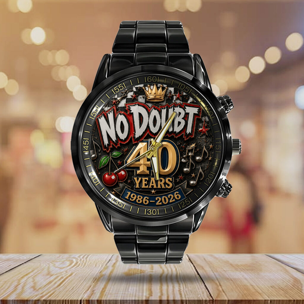 No Doubt 40th Anniversary Black Stainless Steel Watch - TANTN24667