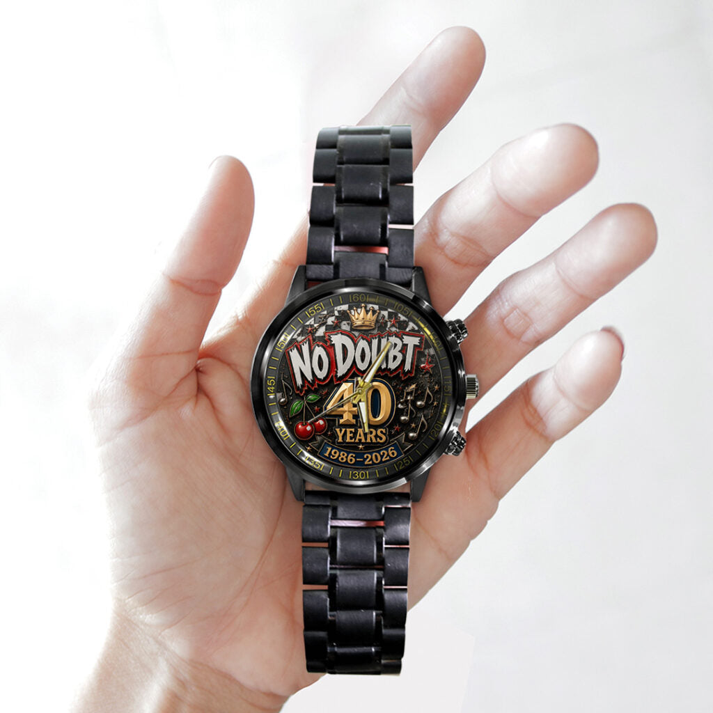 No Doubt 40th Anniversary Black Stainless Steel Watch - TANTN24667