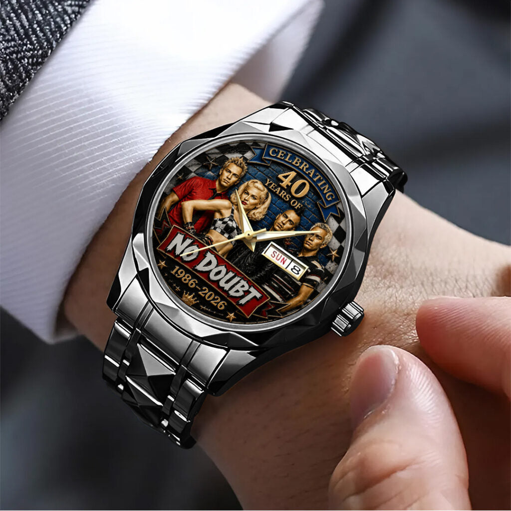 No Doubt 40th Anniversary Alloy Luxury Quartz Watch - TANTN24668
