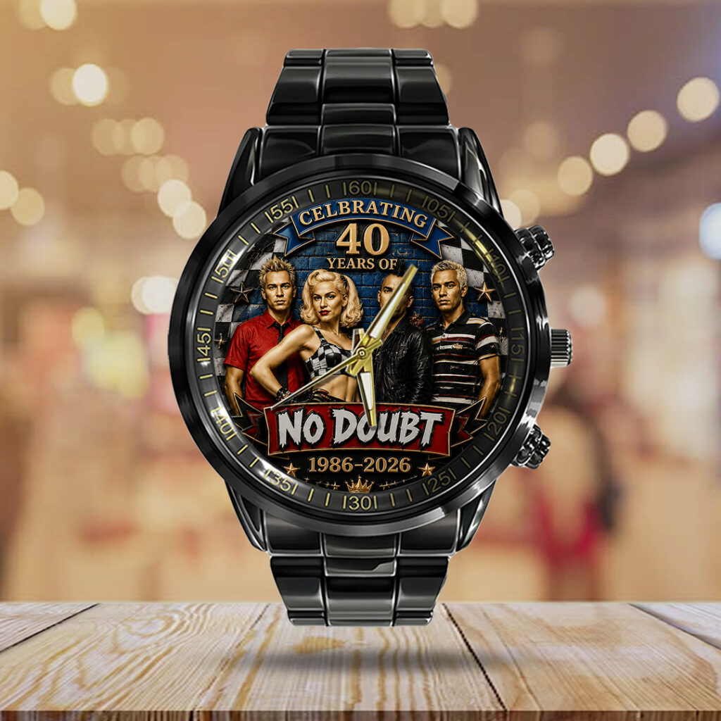 No Doubt 40th Anniversary Black Stainless Steel Watch - TANTN24669