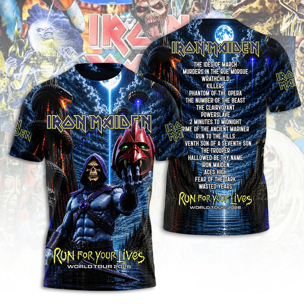 Iron Maiden Tour 2026 3D Apparel – TANTN24687