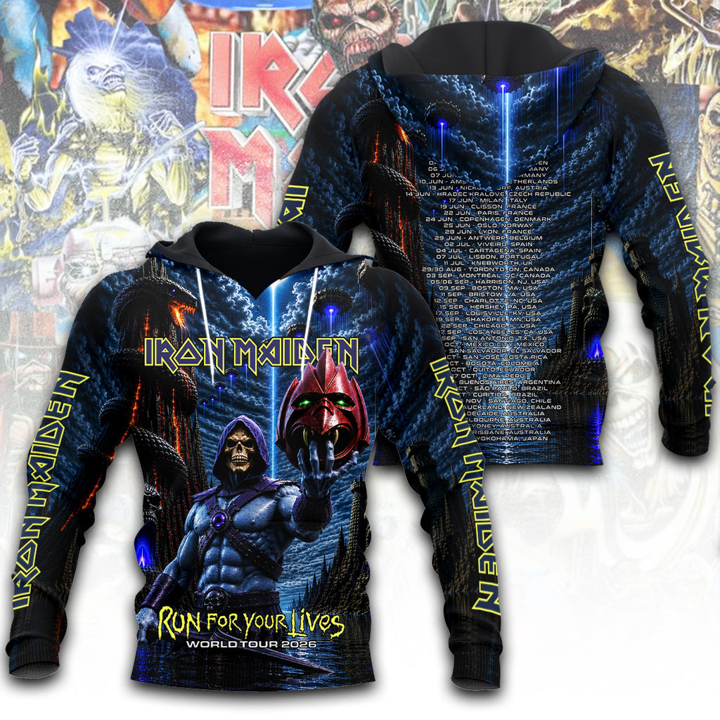 Iron Maiden Tour 2026 3D Apparel – TANTN24689