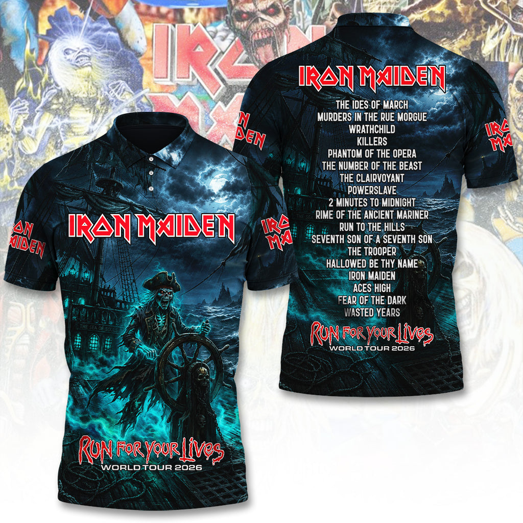 Iron Maiden Tour 2026 3D Apparel – TANTN24690