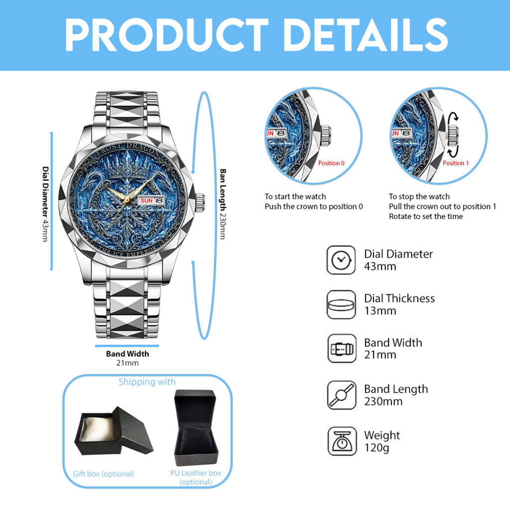 Frost Dragon Alloy Luxury Quartz Watch - TANTN24706