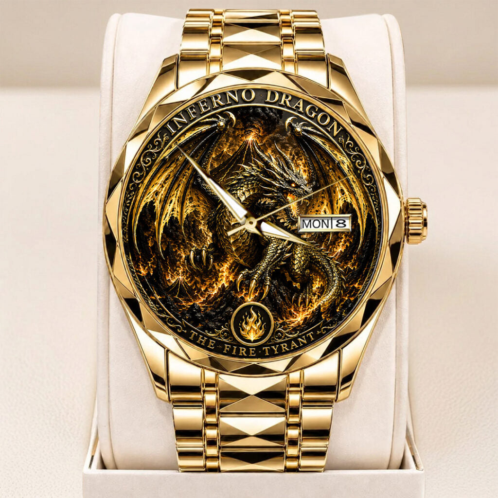 Frost Dragon Alloy Luxury Quartz Watch - TANTN24707
