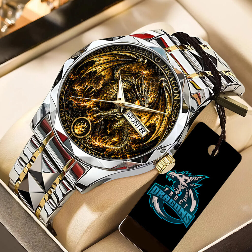 Frost Dragon Alloy Luxury Quartz Watch - TANTN24707