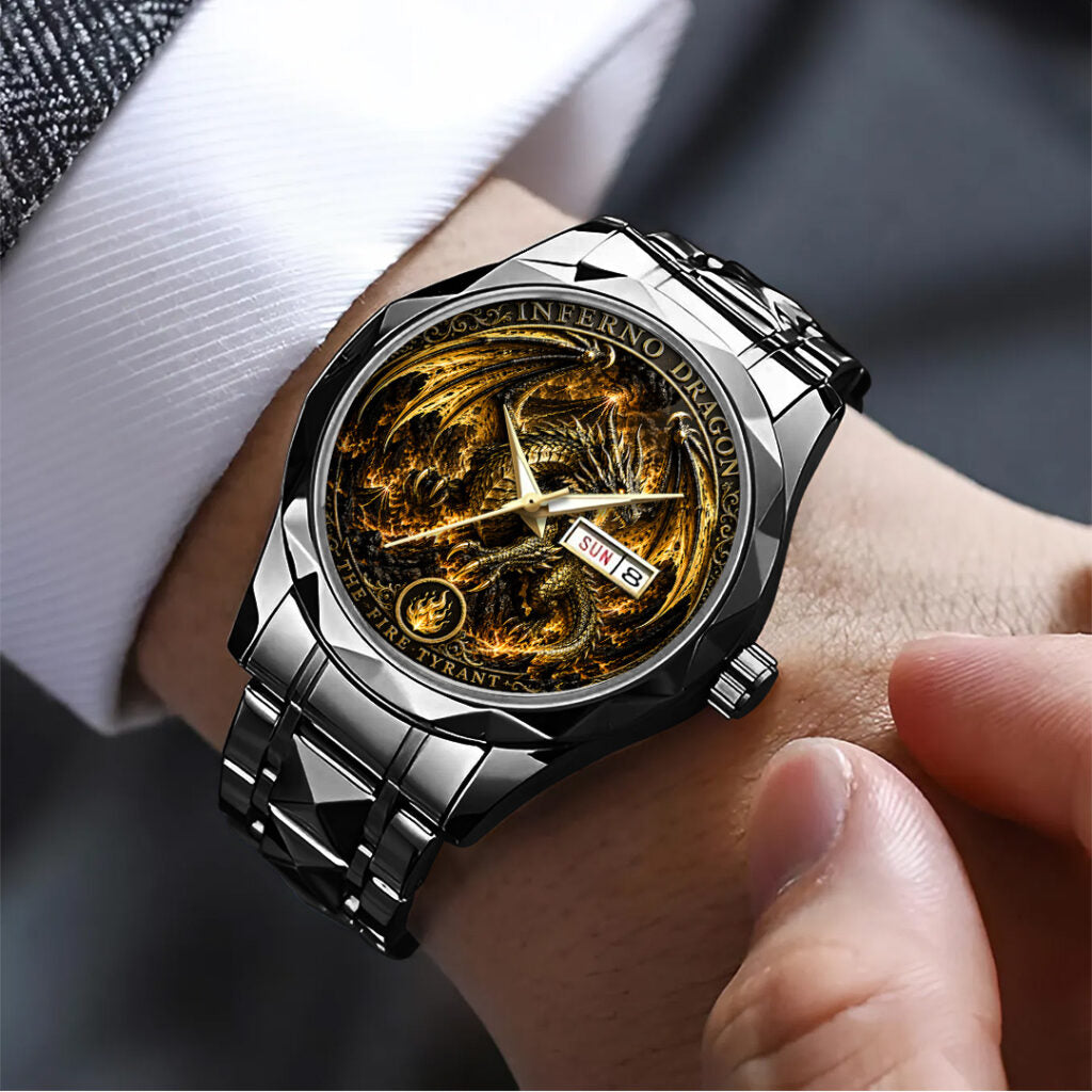 Frost Dragon Alloy Luxury Quartz Watch - TANTN24707