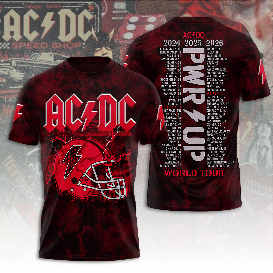 AC/DC World Tour 2026 3D Apparel – TANTN24718