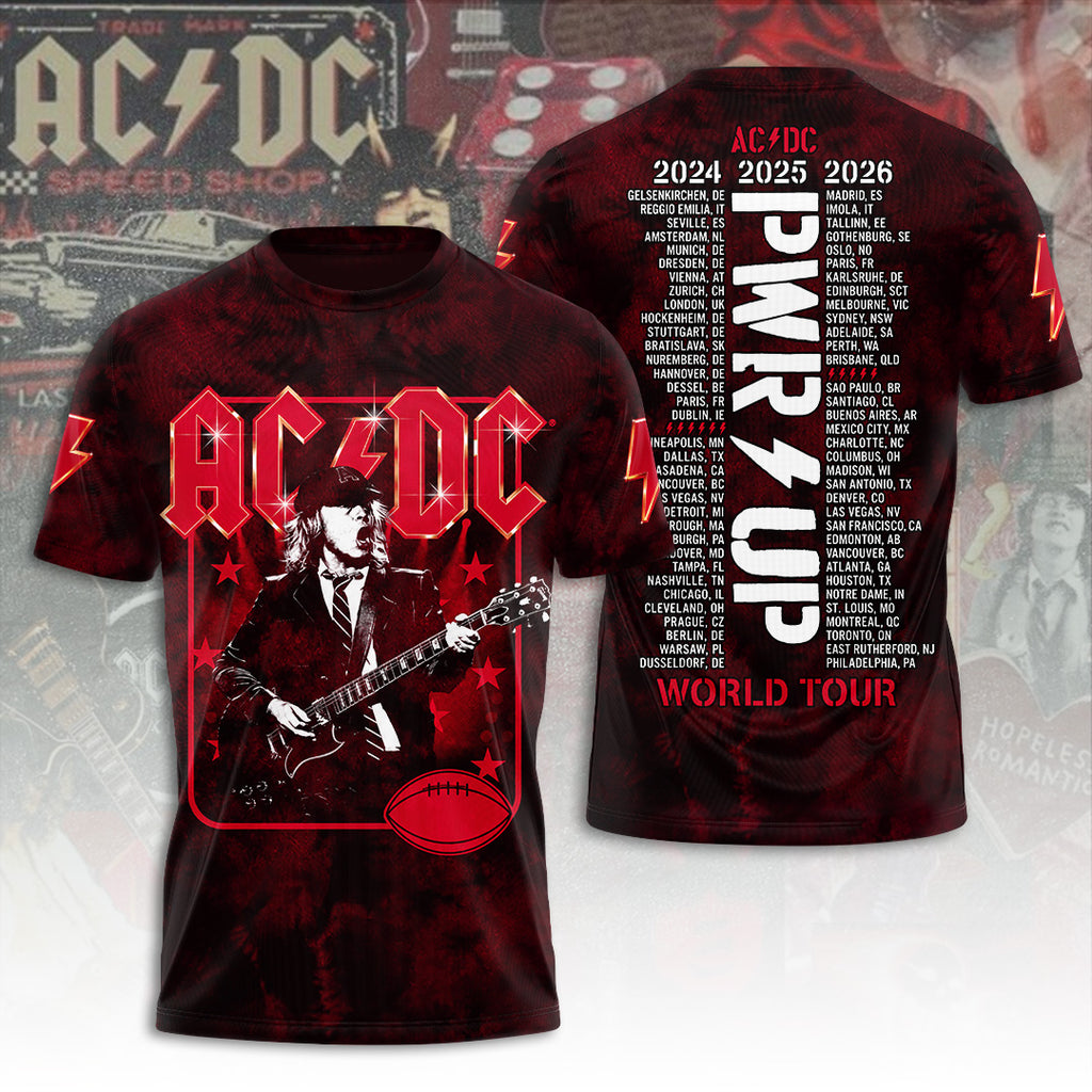 AC/DC World Tour 2026 3D Apparel – TANTN24719