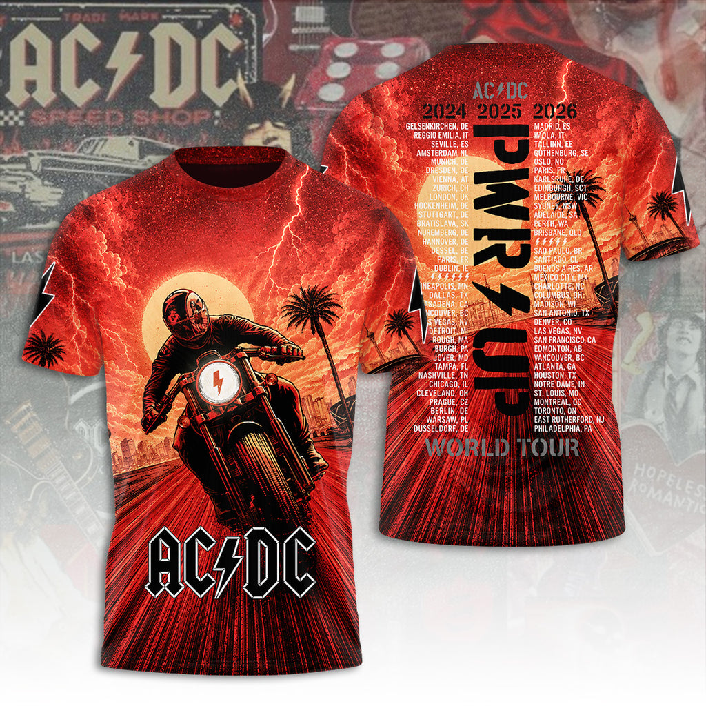 AC/DC World Tour 2026 3D Apparel – TANTN24721