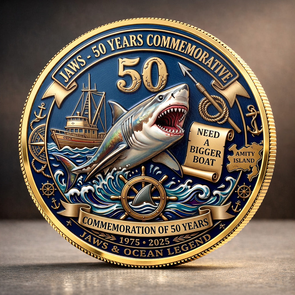 Jaws 50th Anniversary Commemorative Coin – TANTN24762
