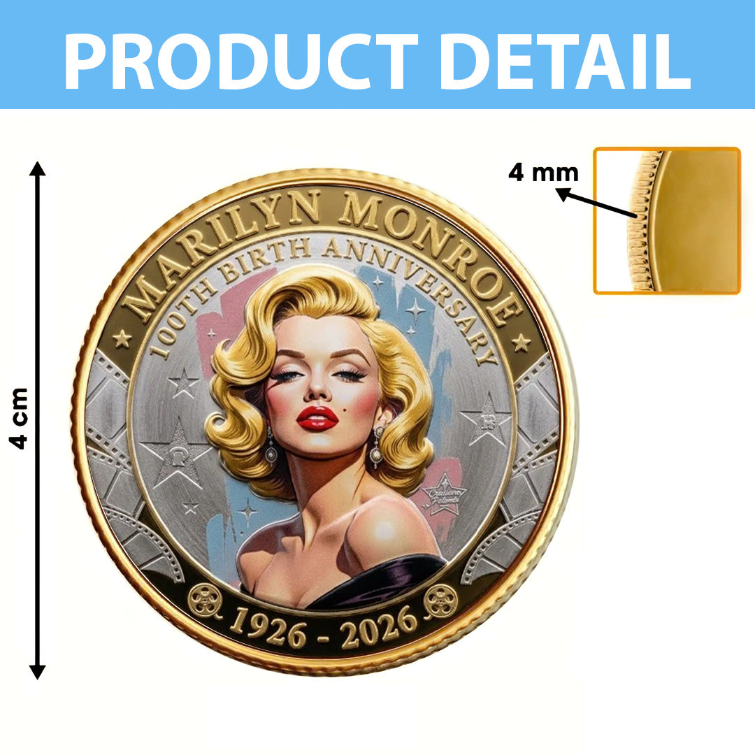 Marilyn Monroe 100 Years Anniversary Commemorative Coin – TANTN24775