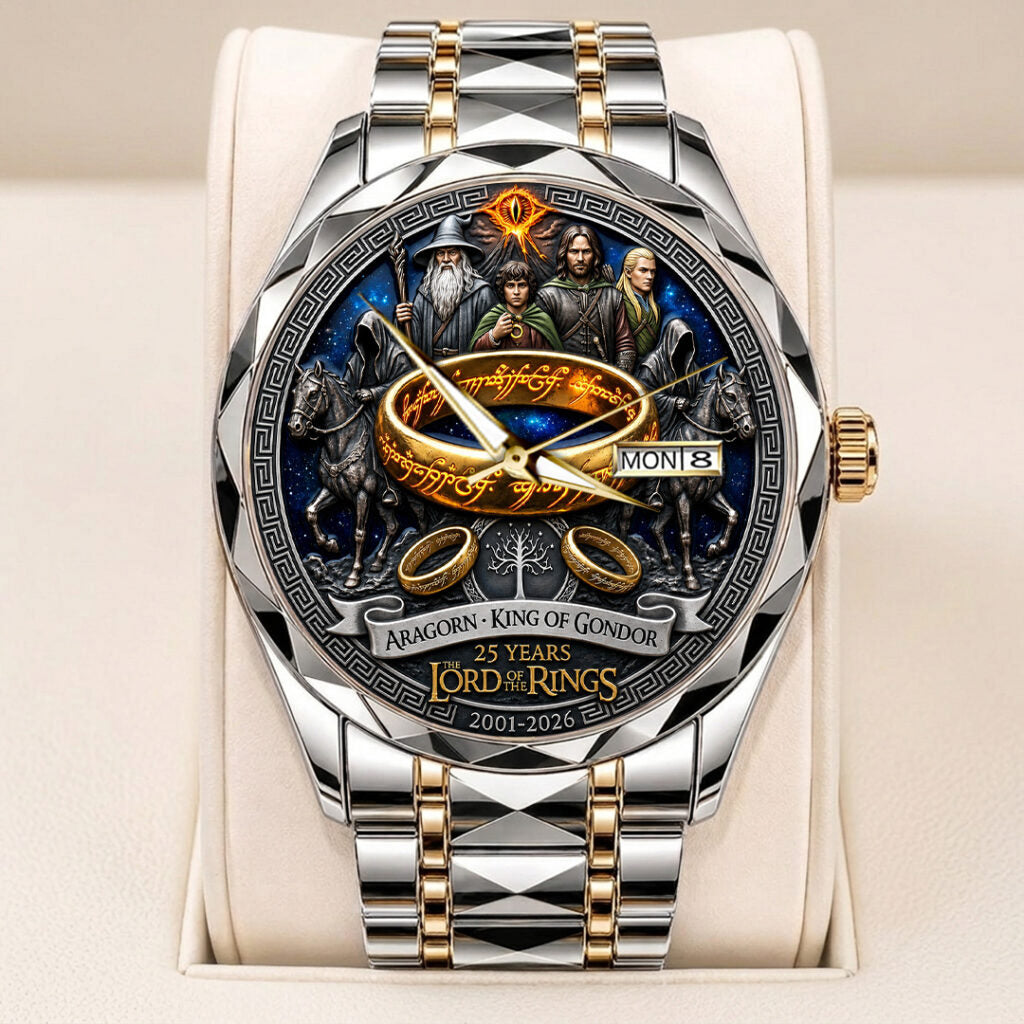 The Lord of the Rings 25 Years Alloy Luxury Quartz Watch - TANTN24796