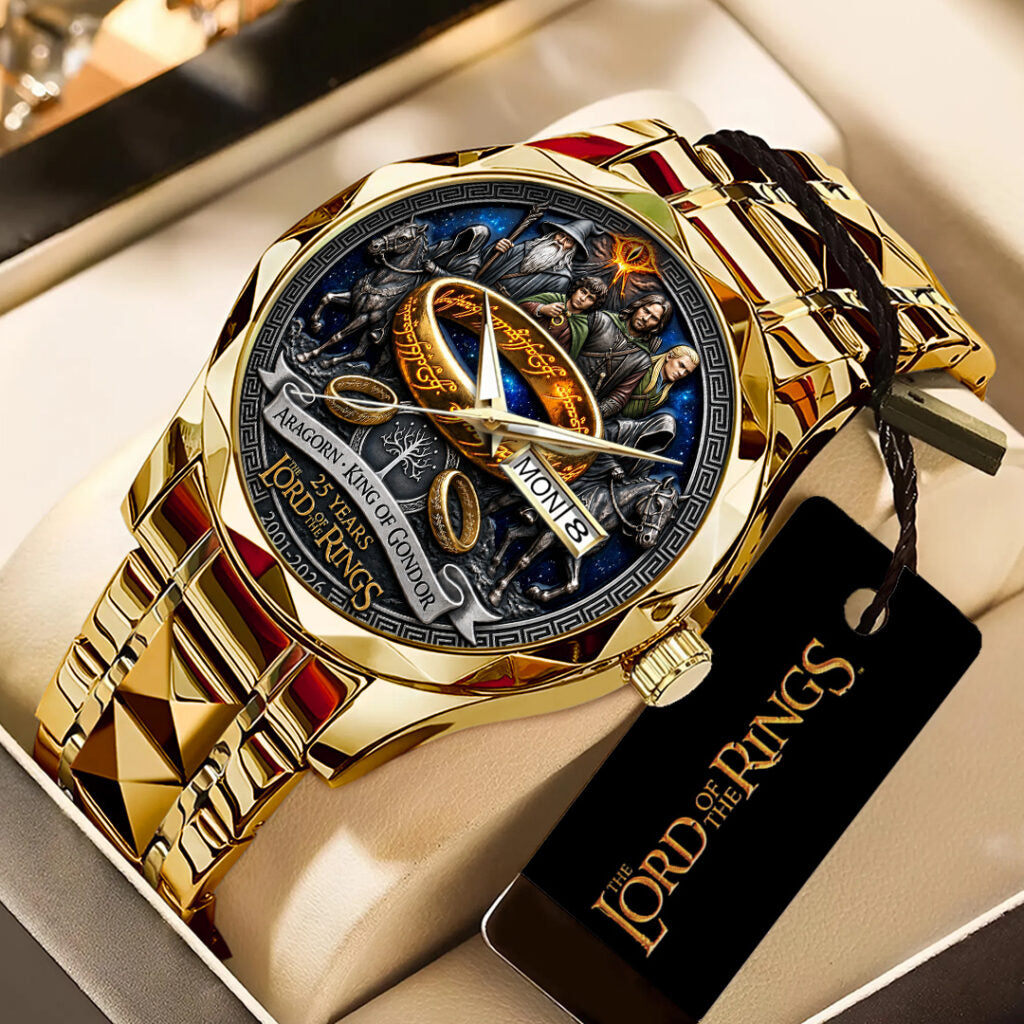The Lord of the Rings 25 Years Alloy Luxury Quartz Watch - TANTN24796