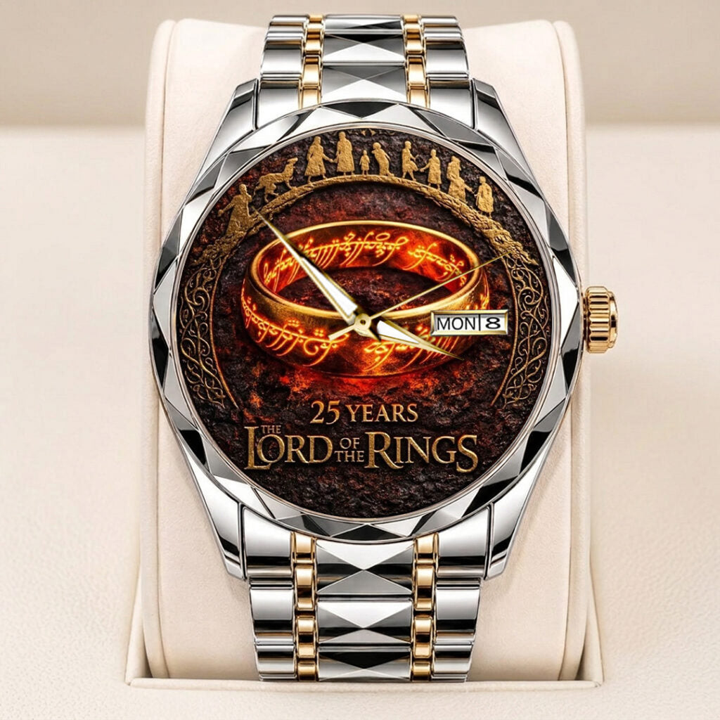 The Lord of the Rings 25 Years Alloy Luxury Quartz Watch - TANTN24797