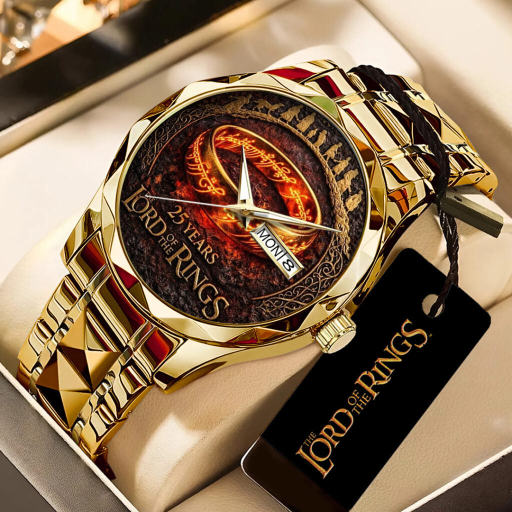 The Lord of the Rings 25 Years Alloy Luxury Quartz Watch - TANTN24797