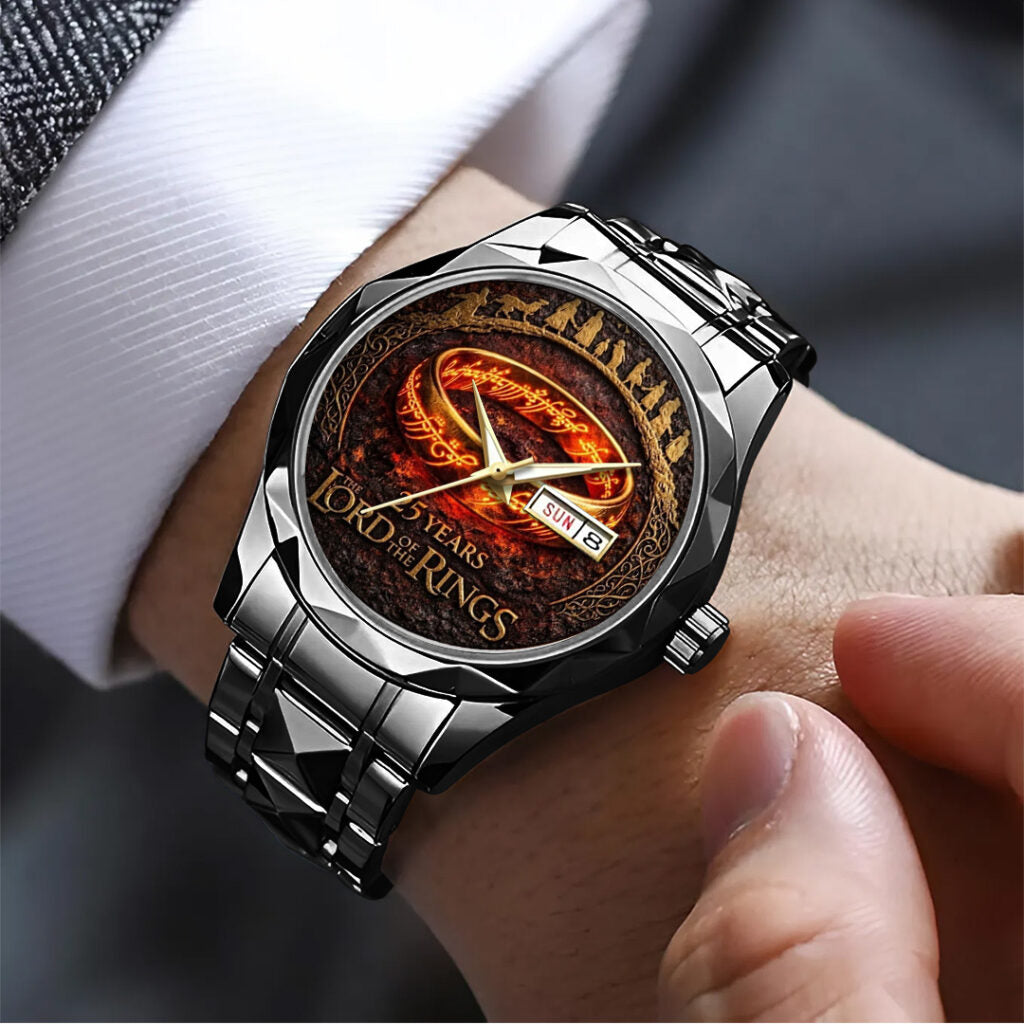 The Lord of the Rings 25 Years Alloy Luxury Quartz Watch - TANTN24797