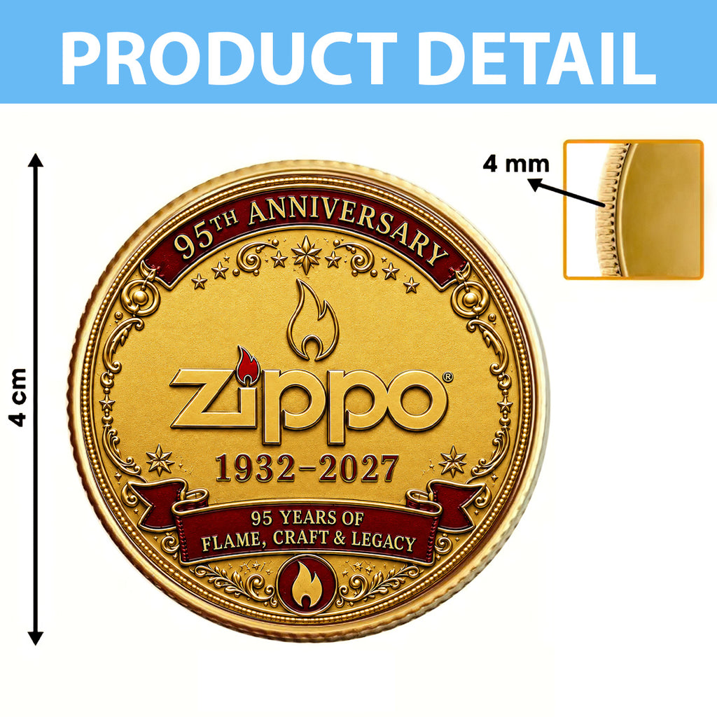 Zippo 95th Anniversary Commemorative Coin – TANTN24925