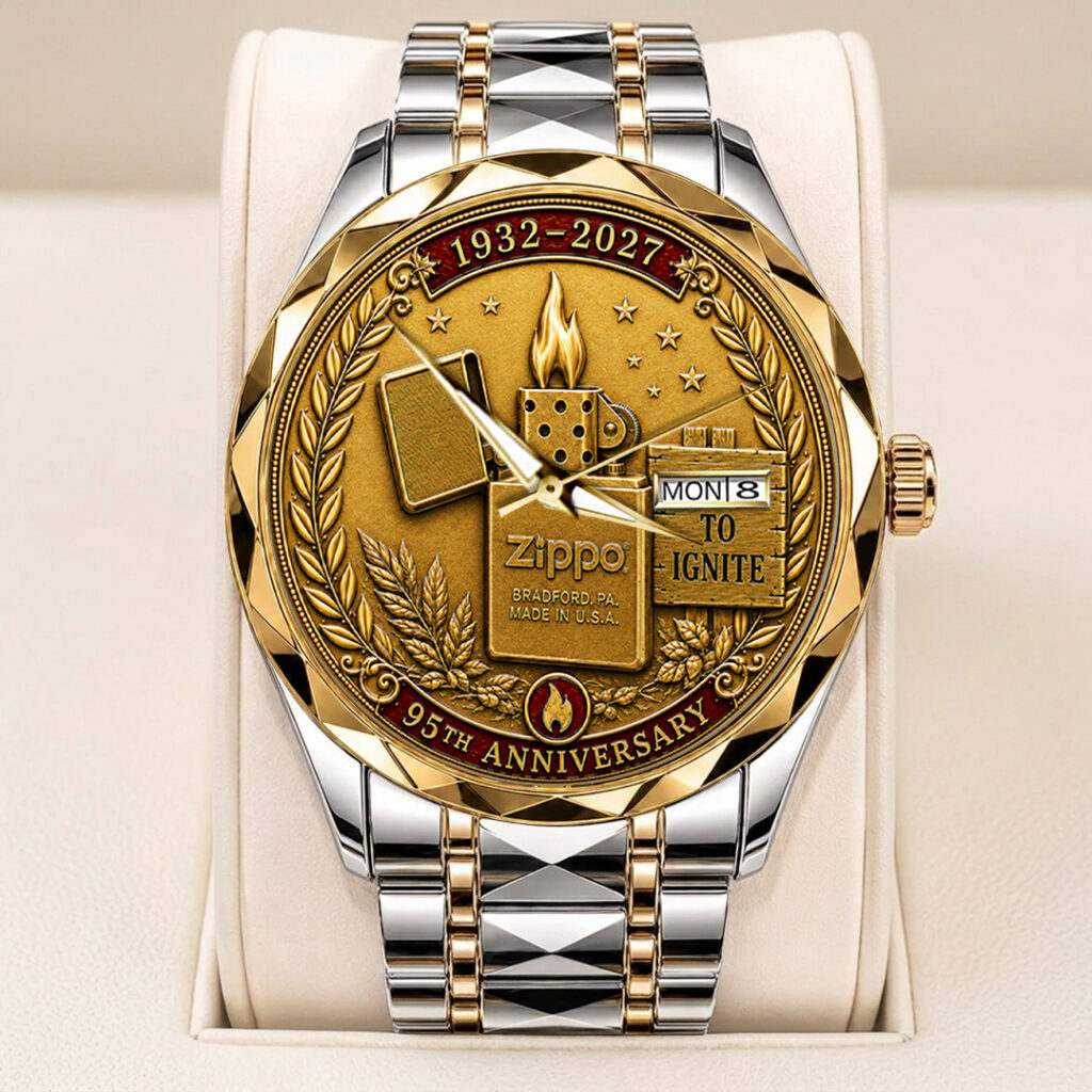 Zippo 95th Anniversary Alloy Luxury Quartz Watch - TANTN24927