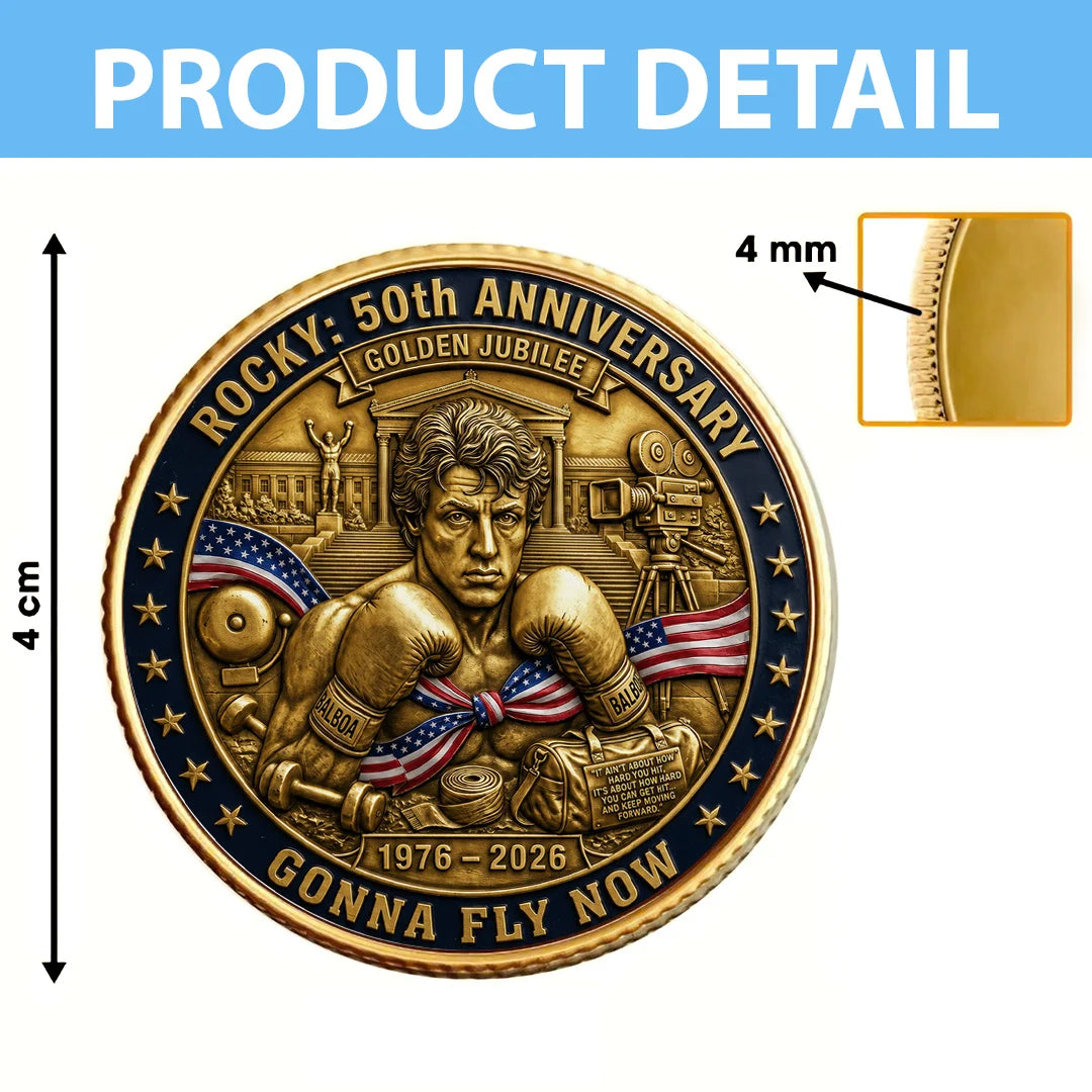Rocky 50th Anniversary Commemorative Coin – TANTN24945