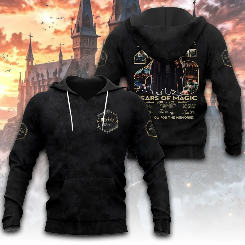 Harry Potter 25th Anniversary 3D Apparel – TANTN24994