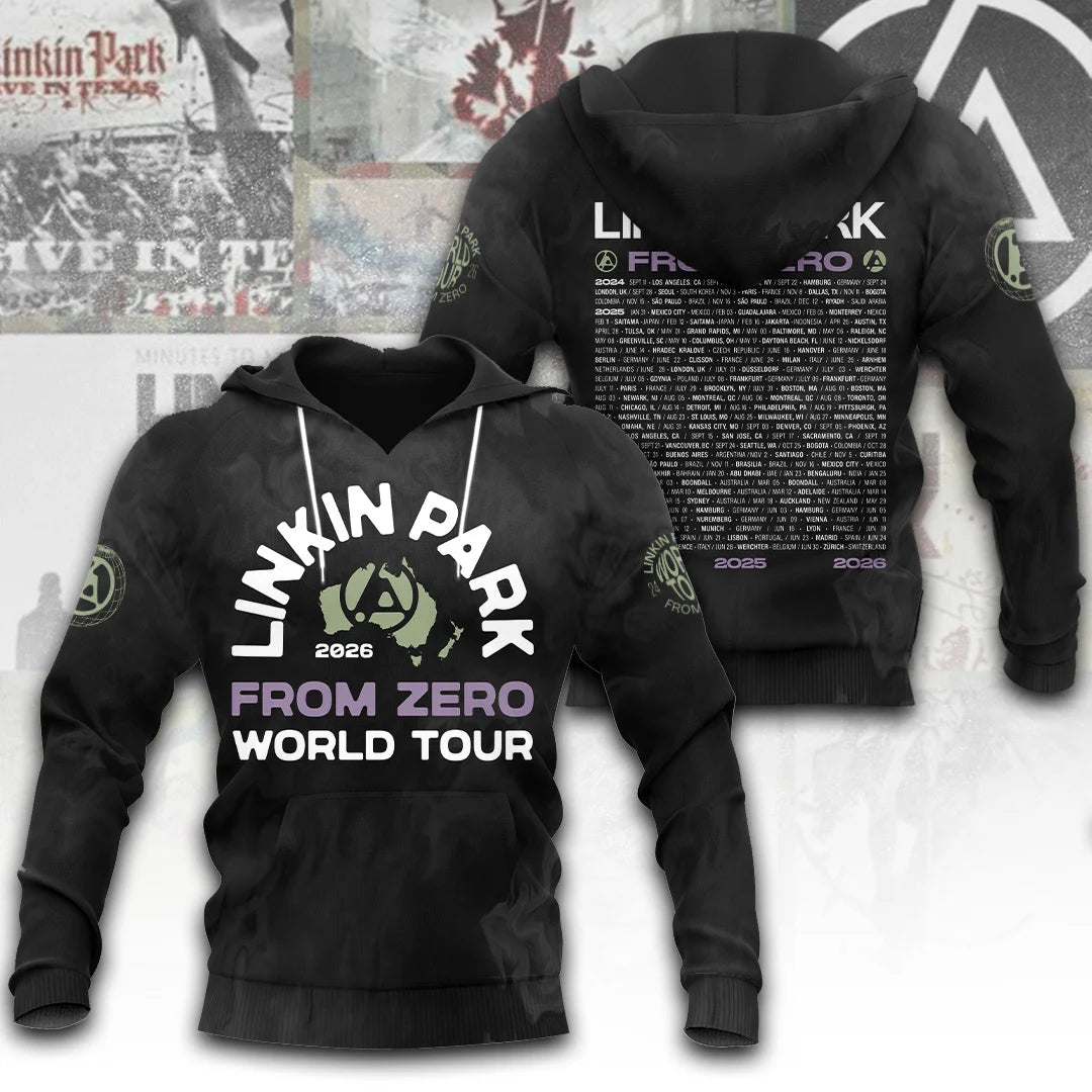 Linkin Park Tour 2026 3D Apparel – TANTN25016