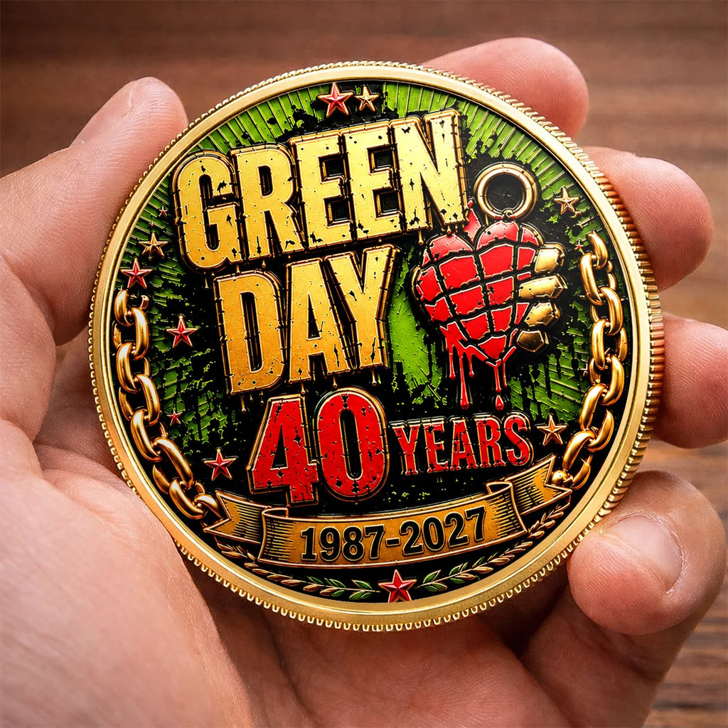 Green Day 40th Anniversary Commemorative Coin – TANTN25030