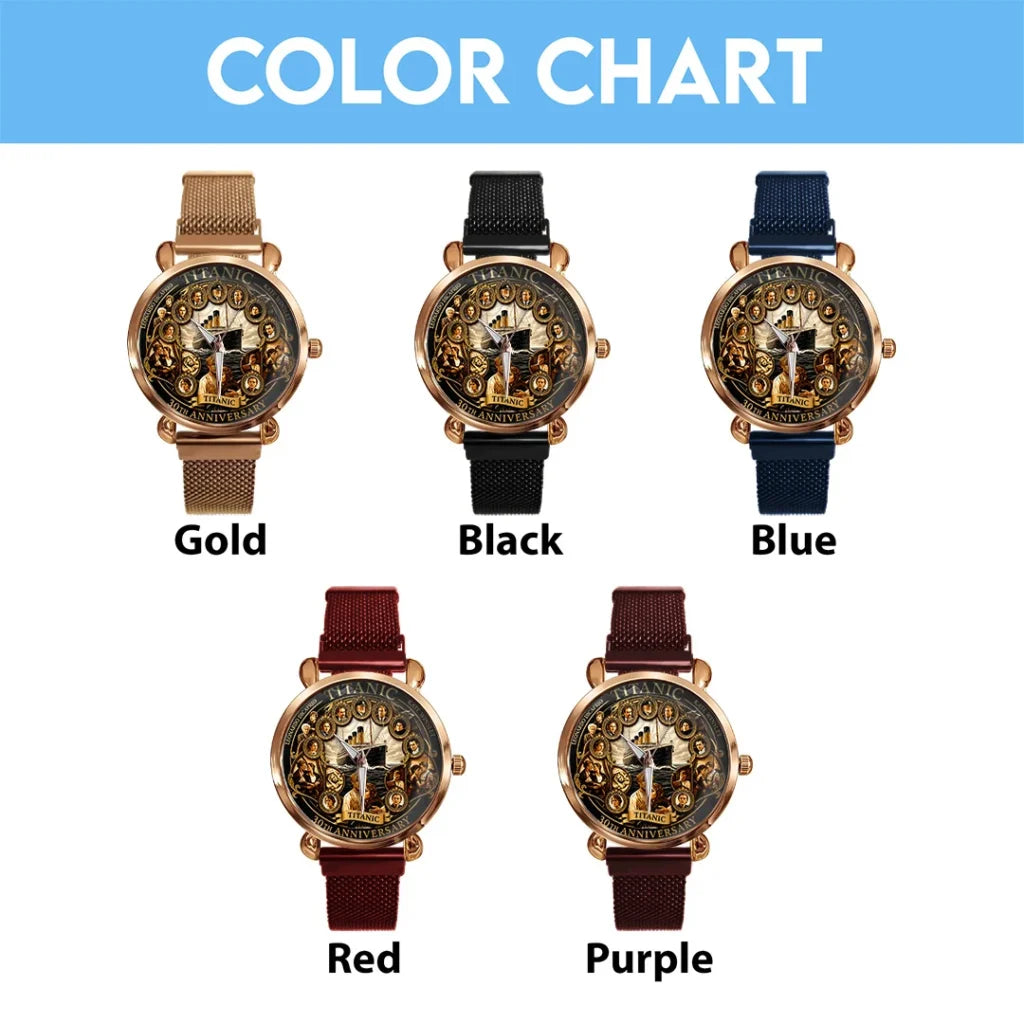 Titanic 30th Anniversary Mesh Strap Quartz Watch - TANTN25316