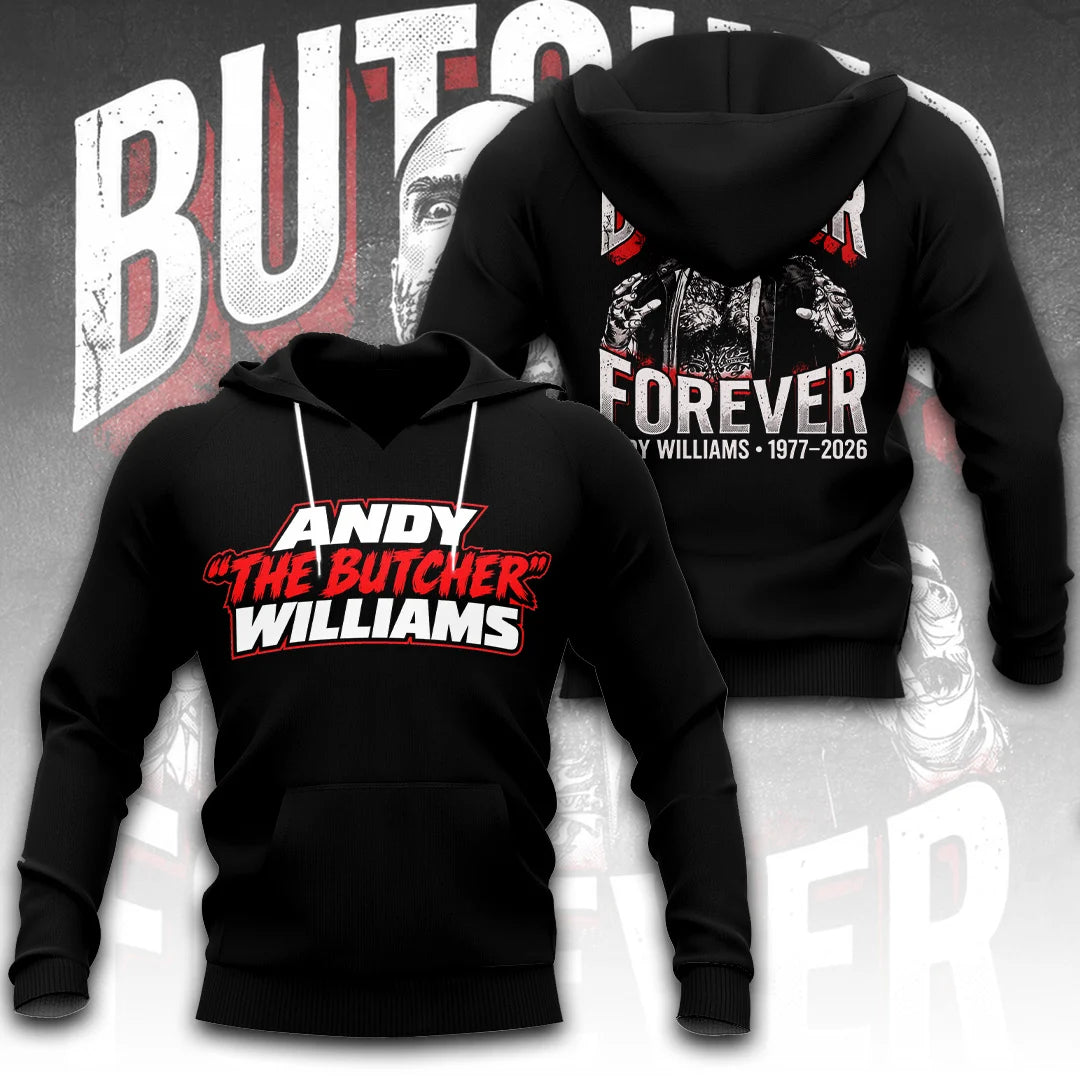 Andy ‘The Butcher’ Williams 3D Apparel – TANTN25364