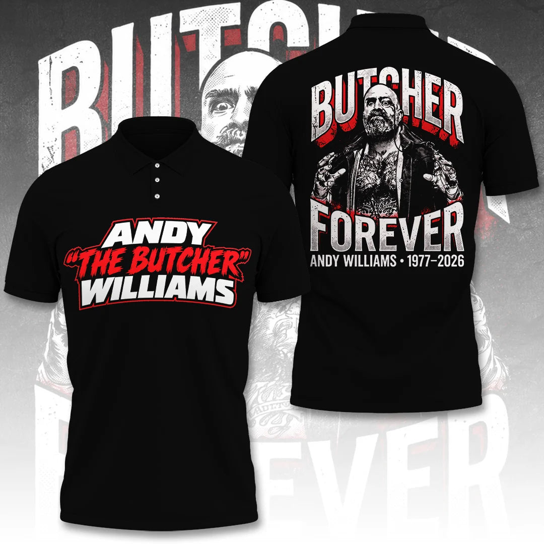 Andy ‘The Butcher’ Williams 3D Apparel – TANTN25364
