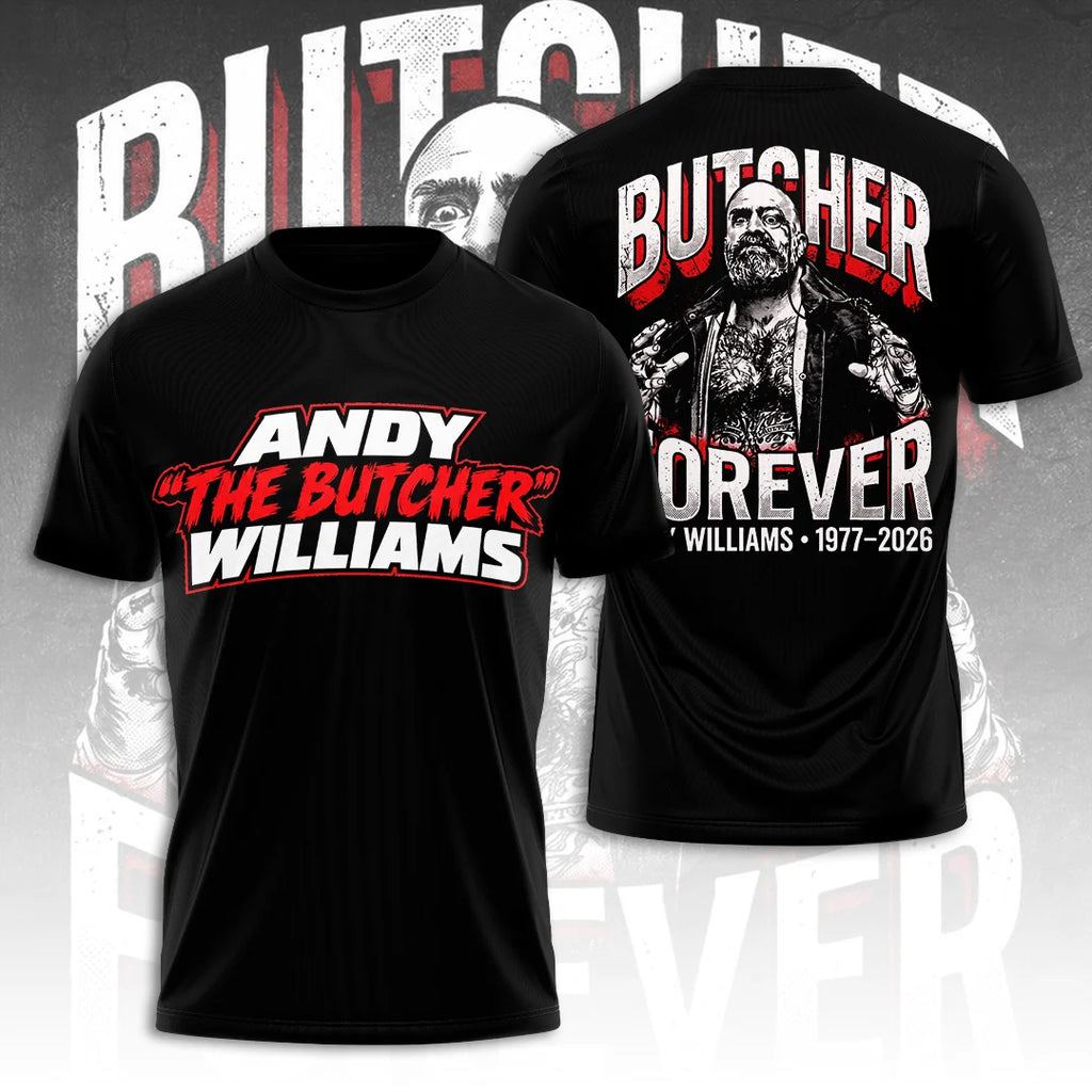 Andy ‘The Butcher’ Williams 3D Apparel – TANTN25364