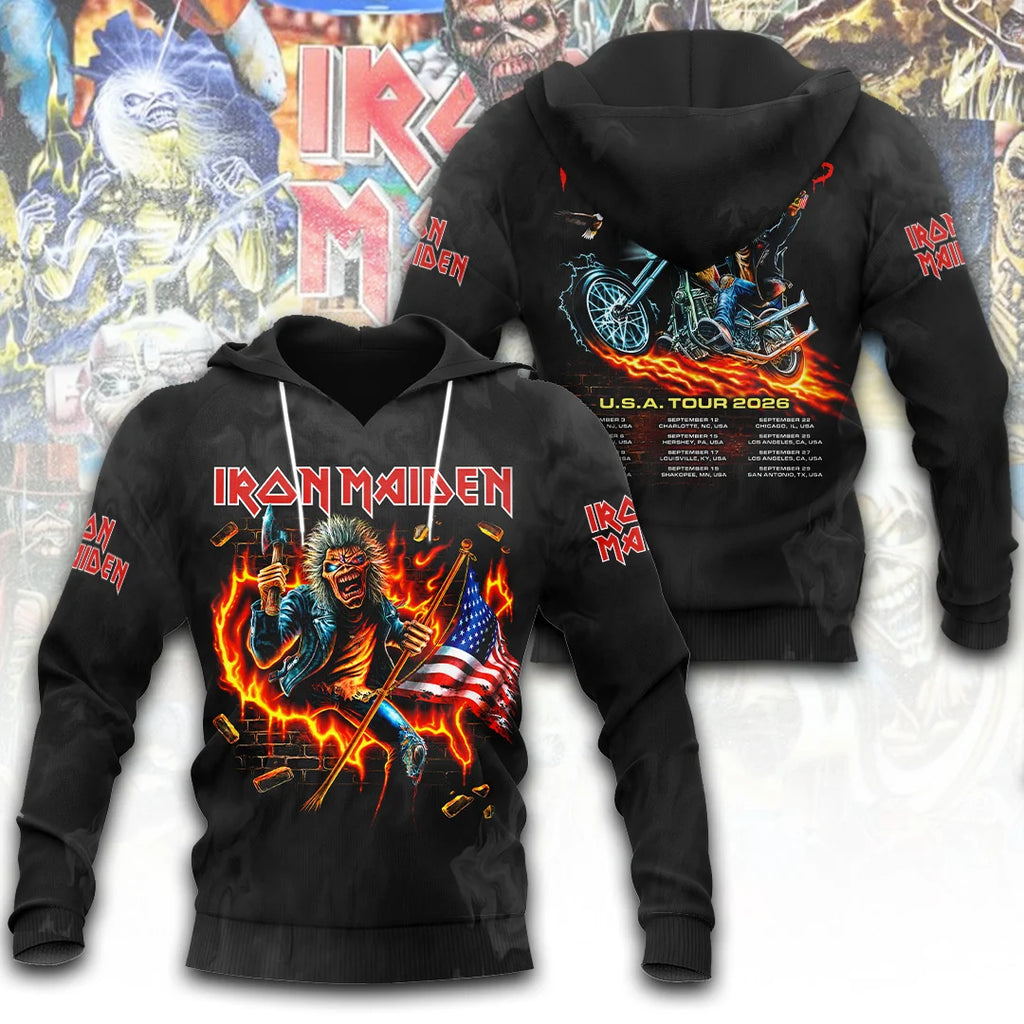 Iron Maiden Tour 2026 3D Apparel – TANTN25392