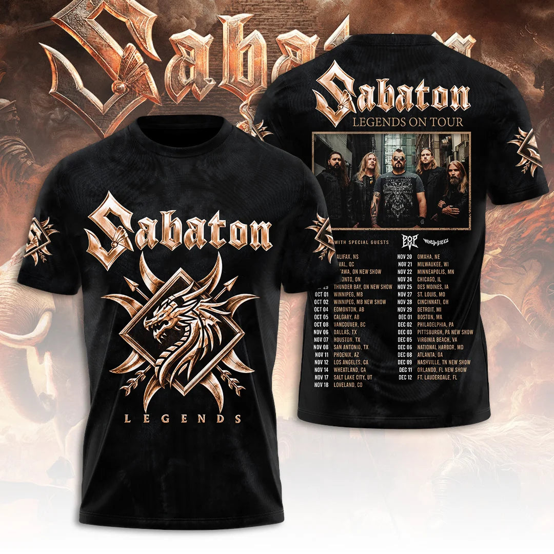 Sabaton Tour 2026 3D Apparel – TANTN25436