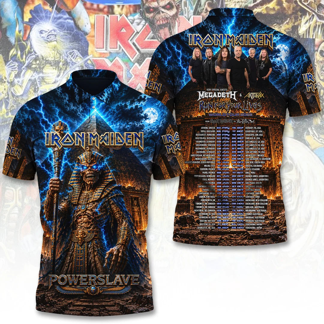Iron Maiden Tour 2026 3D Apparel – TANTN25455